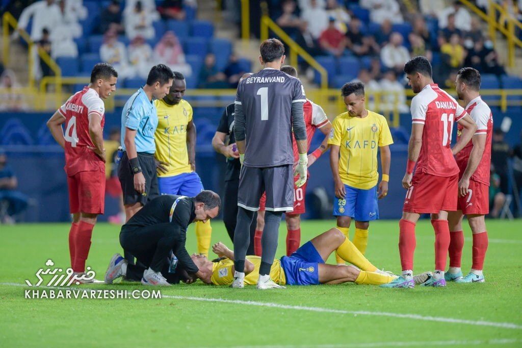 آخرین وضعیت رونالدو پس از ضربه بیرانوند/ سرمربی النصر پیگیر حضور CR۷ مقابل الهلال